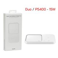 ราคา Super Fast Wireless Charger Duo ที่ชาร์จ แท่นชาร์จ ไร้สาย samsung wireless charger pad ของแท้ faster charging technology original type c ชาร์จเร็ว แรง Samsung Wireless Charging ชาร์จด่วน เบาบาง พกพา ส