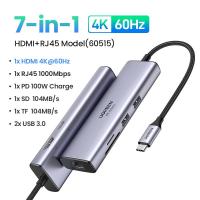 ราคา 4K 60Hz UGREEN 9 in 1 5Gbps USB C Multiport Adapter HUB อุปกรณ์แปลงสัญญาณ HDMI RJ45 for Macbook Air M3 Samsung S24 Ultra Thinkpad T14 Model 15375 (9556465991)