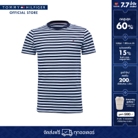 ราคา Special Collection Tommy Hilfiger เสื้อยืด ผู้ชาย รุ่น XM0XM03833 0A4 สีน้ำเงิน (24207682447)