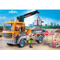 ราคา Playmobil 71750 Action Heroes Construction Truck with Crane แอคชั่นฮีโร่ รถบรรทุกก่อสร้างพร้อมเครน (24484620343)
