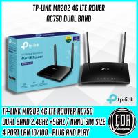 ราคา TP Link Archer MR202 เราเตอร์ใส่ซิม 2 คลื่นความถี่ AC750 Wireless Dual Band 4G LTE Router รับประกันศูนย์ 3 ปี (23925121521)