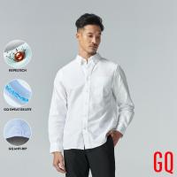 ราคา GQ Perfect Oxford Shirt เสื้อเชิ้ตบุรุษ จีคิว ออกฟอร์ดแขนยาว สีขาว (24290223101)