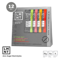 ราคา LMNT Zero Sugar Electrolytes Variety Pack 12 Count เกลือแร่รวมรส เสริมพลังและเติมความสดชื่น สำหรับนักกีฬา (24335125562)
