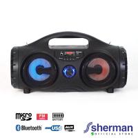 ราคา Sherman ลำโพงแบบพกพา Bluetooth รุ่น J 3333 (4619064299)