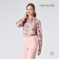 ราคา LOF FI CIEL Womans blouse Pink grand palace garden เสื้อผู้หญิง แขนยาว คอผูกโบว์ สีชมพู FBBJLP (23729283671)
