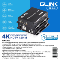 ราคา Glink GL 048 HDMI Extender Over IP 120M 4K KVM Function อุปกรณ์ขยายสัญญาณ ใช้งานกับ Ethernet Swtiching Hub ได้ (23607131156)