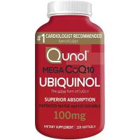 ราคา Qunol Mega CoQ10 Ubiquinol 100 mg 120 Softgels (20781276738)