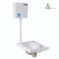ราคา CITY 2260Z L โถสุขภัณฑ์แบบนั่งยอง ถังพักน้ำ ชุดโถส้วมพร้อมถังเก็บน้ำสำหรับโถส้วมแบบนั่ง (24271357386)