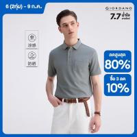 ราคา GIORDANO Men Polo Shirts Ice Cooling Summer Polo Shirts Single Pocket Short Sleve Simple Fashion Casual Polo Shirts 13015218 (24219402259)