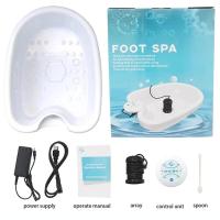 ราคา อ่างอาบน้ำเครื่องนวดสปาสำหรับดีทอกซ์เท้าอิออนไฟฟ้าซาลรีพร้อมอ่างทำความสะอาดเครื่องนวดเท้า Relief ความเครียดอ่างน้ำวนสปาเท้า (23067803773)