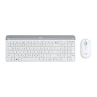 ราคา WIRELESS KEYBOARD MOUSE คีย์บอร์ดและเมาส์ไร้สาย LOGITECH MK470 SLIM WIRELESS KEYBOARD AND MOUSE COMBO WHITE EN TH (783930615)