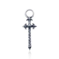 ราคา ake ake A La Carte Prophets Calibur Braided Charm GM จี้เงินแท้ 925 ลายดาบกางเขน 20mm จำหน่ายเป็นชิ้น ใส่ร้อยชุดต่างหูห่วง A La Carte หรือต้องใช้ตัวเกี่ยวห่วงคล้อง (11388459630)
