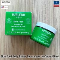 ราคา Weleda Skin Food Body Butter Beurre pour le Corps 150 ml บัตเตอร์สำหรับผิวกาย ครีมทาผิวกาย ให้ความชุ่มชื้น ไม่แห้งกร้าน (20348078789)