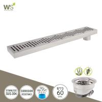 ราคา WS ตะแกรงกันกลิ่น รางระบายน้ำ สแตนเลส304 Floor Drain TSD รุ่น F (23919773360)