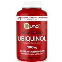 ราคา Qunol Mega CoQ10 Ubiquinol 100 mg 120 Softgels (21390573657)