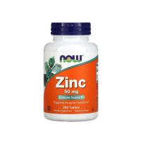 ราคา Zinc 50 mg 250 Tablets Now Foods (22638873195)