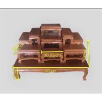 ราคา โต๊ะหมู่บูชาหมู่9 หน้า4 ไม้สักแท้กว้าง 67 ซม ลึก 34 ซม ฐานสูง 16 ซม ตัวลูก 9 ตัว กว้าง10 20 ซม จากพื้นถึงยอด 43 ซม (20294624166)