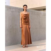 ราคา BYSASI Celene Cowl top เสื้อสายเดี่ยวคอถ่วงผ้าซาติน เสื้อไปงาน Preorder 7 day SSSS257014 (24301112936)