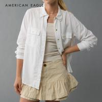 ราคา American Eagle Weekend Vibes Linen Blend Long Sleeve Button Up Shirt เสื้อเชิ้ต ผู้หญิง แขนยาว NWSB 035 6127 100 (24031761357)