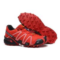 ราคา 625salomonˉSpeed CrossˉIII Man Outdoor Sports Shoes speed Crossˉ3 Men comfortable running Shoes Size 40 46 red black (22128666625)