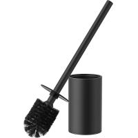 ราคา FORIOUS Toilet Brush and Holder Set 304 Stainless Steel Heavy Duty Base and Handle for Bathroom Deep Cleaning Toilet Bowl Cleaners Brush with Holder Space Saving for Storage Matte Black (24560035813)