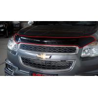 ราคา กันแมลง ใหญ่ สีดำ จำนวน 1ชิ้น CHEVROLET Trailblazer เชฟโรเลต เทเบเซอร์ เทรลเบลเซอร์ 4ประตู ปี 2012 2015 Bug Guard Big Size (7962742879)