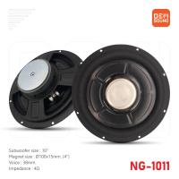 ราคา NG 1011 Slim ซับวูฟเฟอร์10นิ้ว แม่เหล็ก100x15มม วอยซ์38มม 4โอห์ม ซับวูฟเฟอร์แบบบาง ลำโพงติดรถยนต์ เครื่องเสียงติดรถยนต์ ลำโพง Subwoofer 10นิ้ว (22091631533)