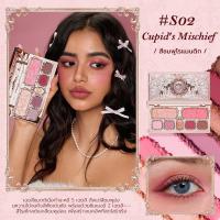 ราคา Flower Knows พาเลทเมคอัพซีรีส์สตรอว์เบอร์รีคิวปิด 14g Strawberry Cupid Collection อายแชโดว์ บลัชออน แป้งไฮไลท์ พกพาสะดวกมากกว่า pink (23659557069)