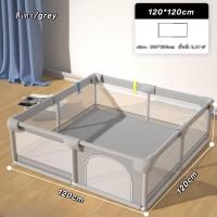 ราคา พร้อมส่ง คอกกั้นเด็กผ้าตาข่าย ที่กั้นเตียง เสริมนวมกันกระแทก 5 6ฟุต คอกเด็ก ที่กั้นเด็ก พับเก็บได้ คอกกั้นเด็ก6ฟุต (19974392957)