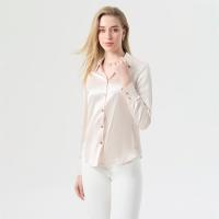 ราคา ESPADA เสื้อเชิ้ตผ้าซาติน ผู้หญิง สีงาช้าง Satin Shirt 05043 (23936587944)