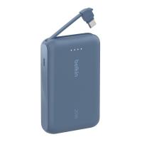 ราคา Belkin BPB021 แบตเตอรี่สำรอง 10000 มิลลิแอมป์ มาพร้อมสาย USB C ในตัว ชาร์จเร็ว 20 วัตต์ ชาร์จ iPhone 15 Pro จาก 0 50 ใน 26 นาที (24029682536)