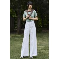 ราคา TBY Jeans กางเกงยีนส์ผู้หญิง ขาใหญ่ เอวสูง สีขาว T3186 (23054406612)