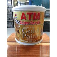 ราคา สีน้ำอะครีลิค สีทอง สีทองคำ ATM 999 Acrylic Gold 999 ขนาด 3 75 ลิตร 8858776914203 (15189865147)