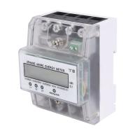 ราคา 3 Phase 4 Wire Energy Meter 220 380V 20 80A Energy Consumption KWh Meter Rail Installation Digital Electric Power Meter (14360897581)
