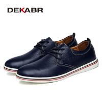 ราคา DEKABR รองเท้าผู้ชายรองเท้าแฟชั่นรองเท้าระบายอากาศรองเท้าลำลองผู้ชายไซส์38 47รองเท้าหนังแท้ (18443944081)