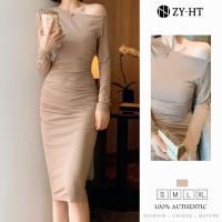 ราคา ZY HT EraVogue เดรสผู้หญิง เดรสสีกากี เดรสรัดรูป เดรสไปงานแต่ง เดรสทำงาน เดรสเซ็กซี่ เดรสออกงาน เดรสเซ็กซี่ เดรสเกาหลี ชุดออกงาน 4230 (7439346998)