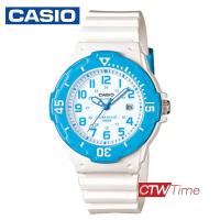 ราคา Casio Standard นาฬิกาข้อมือผู้หญิง สายเรซิ่น รุ่น LRW 200H 2BVDF เรือนขาว ขอบฟ้า (438322)