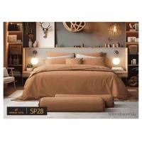 ราคา Flash Sale Premier Satin พรีเมียร์ซาติน ชุดผ้าปู ผ้านวม ขนาด 3 5 5 6ฟุต รหัสสินค้า SP28 สีพื้น โรงแรม รีสอร์ต สีน้ำตาลอ่อน Light Brown ไร้รอยต่อ สำหรับที่นอน 11 นิ้ว (22237675282)