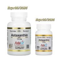 ราคา ล็อตใหม่พร้อมส่ง California Gold Nutrition Astaxanthin 12 mg 30 120เม็ด AstaLif Pure Icelandic astaxanthin 12 mg (23799257330)