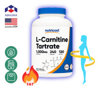 ราคา นูทรีคอสท์ แอล คาร์นิทีน 1000 mg s แคปซูล Nutricost L Carnitine กินร่วมกับ แอปเปิ้ลไซเดอร์ บีซีเอเอ ซีแอลเอ ครีเอติน ส้มแขก กาซิเนีย กรีนที กลูตามีน อาร์จินีน คาร์นิทีน สารสกัดถั่วขาว โพรไบโอติก เวย์โ