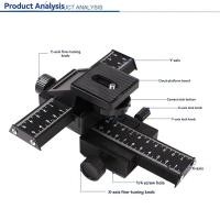 ราคา TECHCHIP 4 Way Macro Focusing Rail Slider 4 Way Macro Focusing Rail Slider for Close Up Shot of Camera Slider (24572344964)