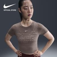 ราคา Nike Womens Dri FIT Pro Tee Mink Brown ไนกี้ เสื้อครอป ผู้หญิง มิงค์ บราวน์ (24360616154)