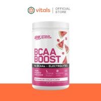 ราคา Optimum Nutrition BCAA Boost 390g Watermelon ออพติมัม นูทริชั่น บีซีเอเอ บูสต์ 390 กรัม แตงโม (24302905117)