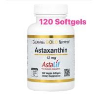 ราคา พร้อมส่ง สาหร่ายเเดง Exp1 2027 California Gold Nutrition Astaxanthin AstaLif Pure Icelandic12 mg 120เม็ด (22960388445)