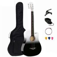 ราคา กีตาร์สำหรับมือใหม่ 38 นิ้วพร้อมกระเป๋ากีต้าร์โปร่งกีต้าร์โปร่ง 38 นิ้วครบชุด Acoustic guitar (24563501348)