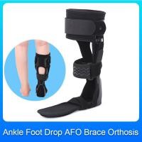 ราคา Adjustable AFO Foot Drop Brace Ankle Foot Orthosis Drop Foot Stabilizer Support for Walking with Shoe (21956990042)