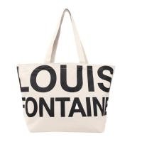 ราคา Louis Fontaine กระเป๋าผ้าแคนวาส สีขาว (23040369596)