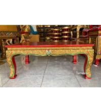 ราคา โต๊ะขาสิงห์ สีแดงทองเก่า แท่นพระ โต๊ะพระ โต๊ะหมู่ โต๊ะพระ โต๊ะวางพระ แท่นวางพระ ฐานวางพระ ตั่งพระ โต๊ะเดี่ยว บูชา (19628249908)