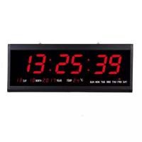 ราคา HB 4819 นาฬิกาดิจิตอลLED ขนาด48x19x4 5cm นาฬิกา ตั้งโต๊ะ LED DIGITAL CLOCK นาฬิกาแขวน นาฬิกาตั้งโต๊ะพร้อมอแดปเตอร์และสาย ยี่ห้อJinheng พร้อมส่ง (10307290093)