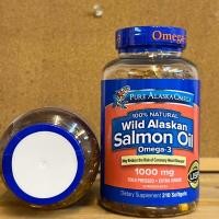 ราคา Wild Alaskan Salmon Oil Omega 3 1000 mg Pure Alaska Omega 210 เม็ด น้ำมันปลาแซลมอนแท้ นำเข้าจาก USA Exp 02 27 (8563870632)